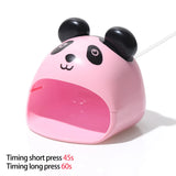 LINAMNDA Animal Nail Lamp Single Finger Phototherapy Machine Nail Dryer Manicure Tools Nails Art UV Gel Polish Drying USB Lamp