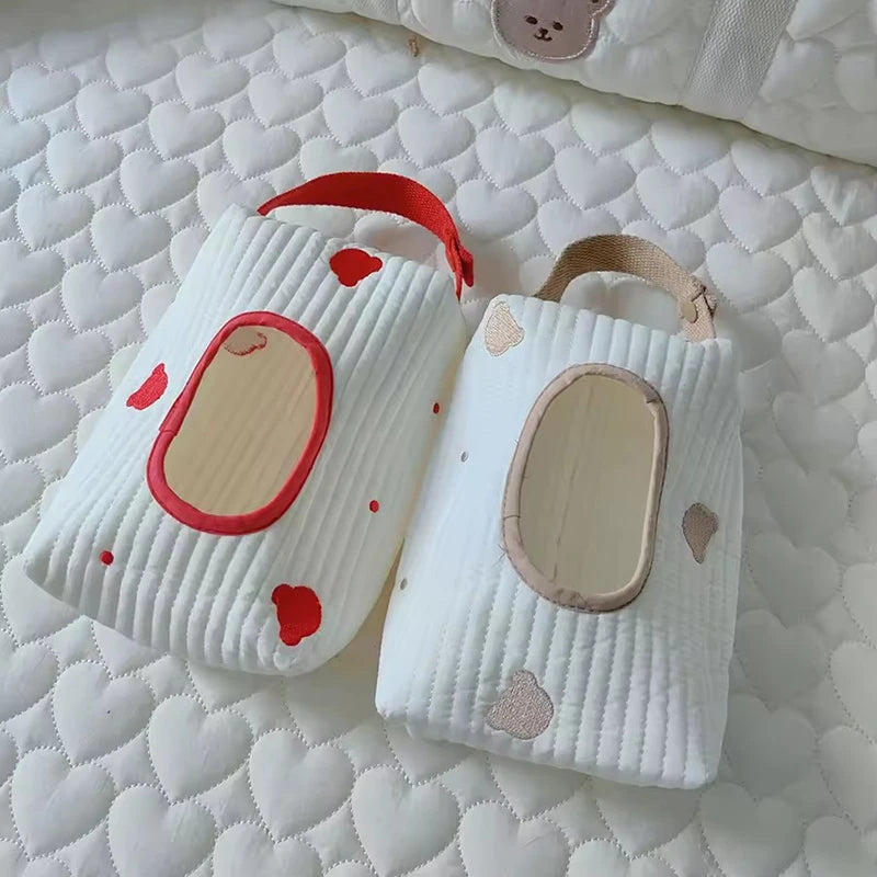 Pouch for Wipes Dispenser Box  Baby Wipe Pouch Water Tissue Holder  Baby Wet Wipes Case  Maengu Tissue Box