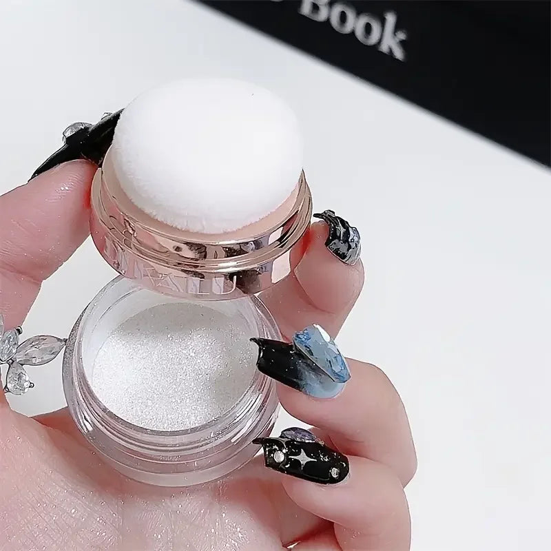 Sparkling Fairy Powder Highlighter -Shimmering Contour Blush for Brightening and Defining Your Features Create a Sparkling Look