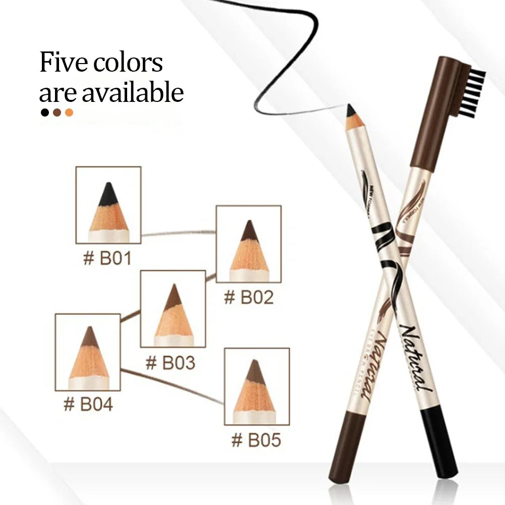5 Colors Eyebrow Pencil Makeup Menow Eyebrow Marker Waterproof Eye Brow Tattoo for Eyebrows Enhancer Dye Tint Pen Long Lasting
