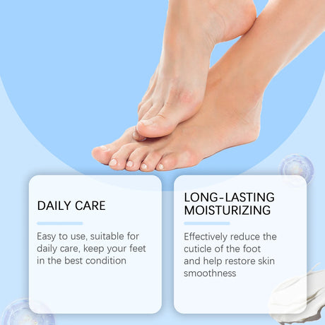 42% Urea Cream + 2% Salicylic Acid Foot Hand Cream for Dry Cracked Skin Exfoliating Callus Remover Moisturizer Pedicure At Home