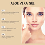 Aloe Vera Soothing Gel Deep Moisturizing Sunburn Repairing Improve Acne Relieve Redness Sensitive Skin Hydrating Facial Cream