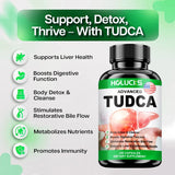 HOLUCKS TUDCA Supplement, Support Liver Cleansing, Detoxification and Repair, Digestive Health, Immune Support
