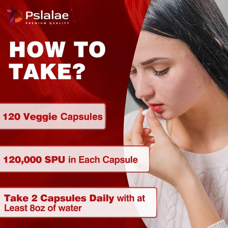 High Potency Serratiopeptidase Capsules - Supports Sinus Health and Airway Function and Improves Immunity Supplement