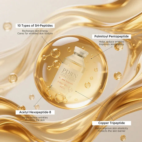 PDRN Salmon DNA Serum Ampoule Repair Renew Skin Brighten Tone Facial Essence Hydrating Nourishing Firming Skin Care Treatment
