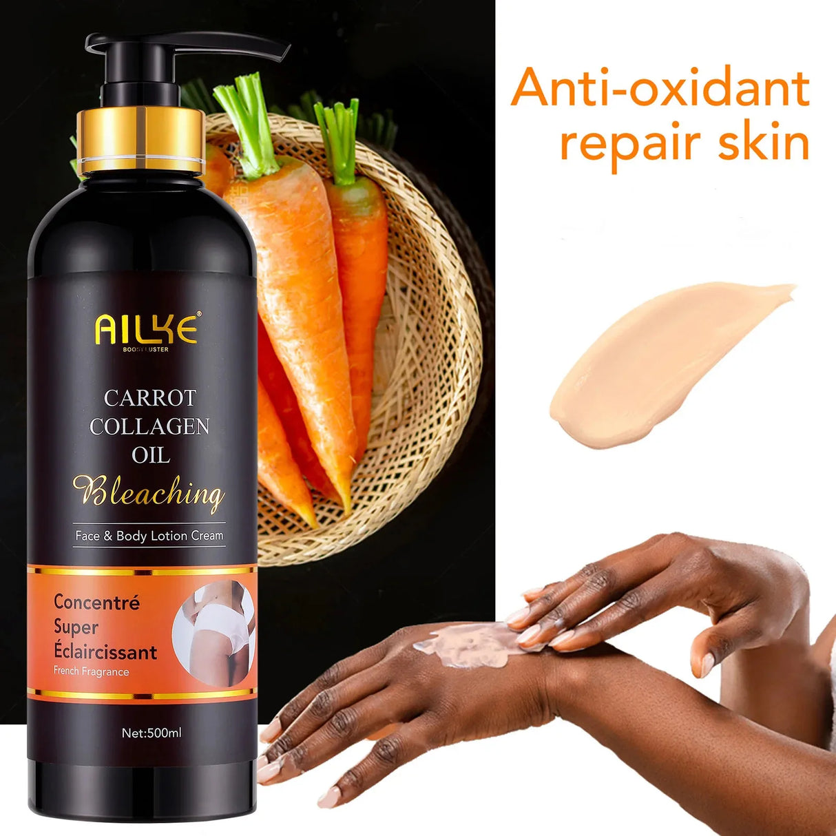 AILKE Collagen 5-in-1 Skin Care Set, Restore Skin Elasticity, Smooth Skin, Brighten, Even Skin Tone,For Face And Body Use Kit