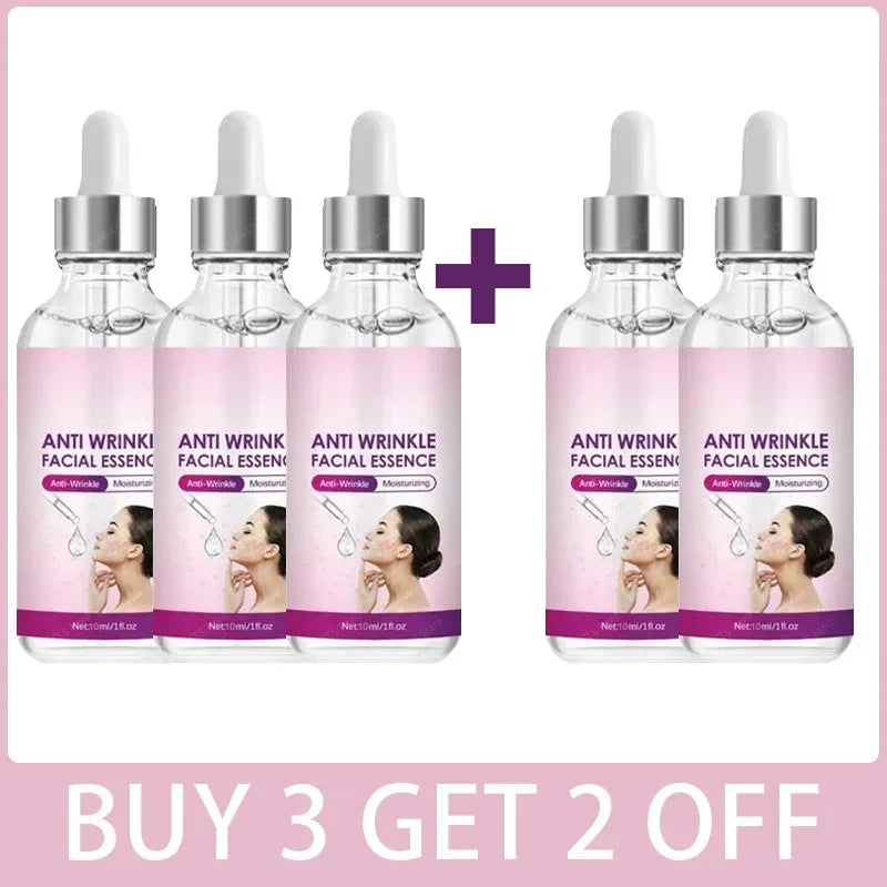 Collagen Pepide& Arginine Anti Wrinkle Facial Serum Moisturizing & Repairing Skin Fine Lines Eyes Crow's Feet Neck Wrinkles