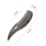 Dandruff Comb Self-cleaning, Scalp Care Massage Energy Comb, Plastic Wide Hollow Tooth Button Comb for Scalp Exfoliation with