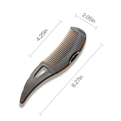 Dandruff Comb Self-cleaning, Scalp Care Massage Energy Comb, Plastic Wide Hollow Tooth Button Comb for Scalp Exfoliation with