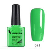 Venalisa 7.5ml Fashion Shiny Soak Off UV Gel Nail Gel Polish Cosmetics Nail Art Manicure Nails Gel Polish Tips Nail Varnish