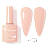 VIP5 Venalisa Nail Gel Polish Jelly Color HEMA/TPO FREE Nude Pink Semi Permanent Soak Off UVLED Gel Polish Sparkle Gel Varnish