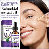 Bakuchiol Anti-Aging Face Oil 60ml - Natural Retinol Alternative with Lavender, Promotes Glowing, Youthful-Looking Skin.