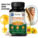 Liposomal Vitamin C Capsules - Powerful Antioxidant, Promotes Collagen Production, Skin Glow, Supports Heart, Immune Health