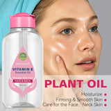 Vitamin E Essential Oil with Niacinamide & Ceramide - Face & Neck Massage Skin Care for Even Tone