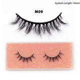 LEHUAMAO 12mm-15mm Short Natural 3D Mink Lashes Fluffy Wispy False Eyelashes 100% Cruelty Free Eyelash Extensio Face Makeup