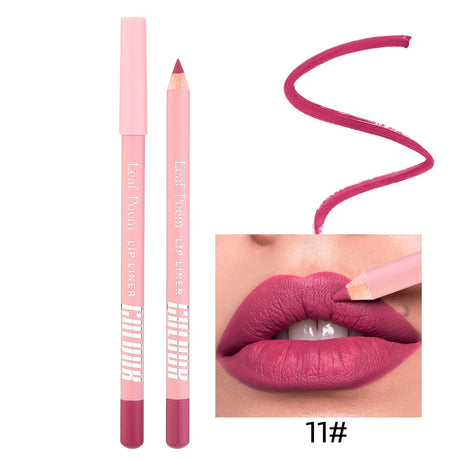 8 Colors Waterproof Lip Liner Pencil Long Lasting Sexy Dark Red Pink Matte Lipstick Pencil Natural Lipliner Pen Red Contour Tint