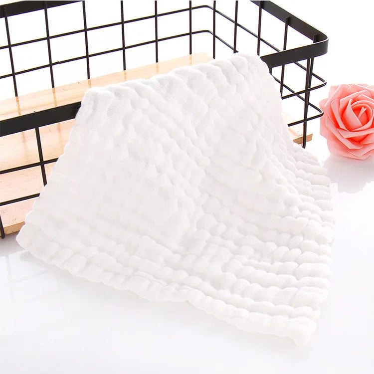 Baby Washcloths - Cotton Baby Wipes - Soft Newborn Face Towel and Washcloth for Sensitive Skin, 5pcs