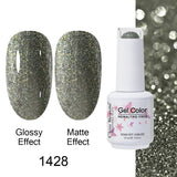 Clou Beaute Gel Nail Polish Neon Brown Royal Blue Red Green Pastal Nude Nail Art Varnishes Gel Lacquer Top Coat UV Gel Nail