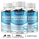 Magnesium L Threonate - Focus and Memory Enhancer, Supports Nerve Function, Muscle Strength, Bone and Joint HealthSupplements