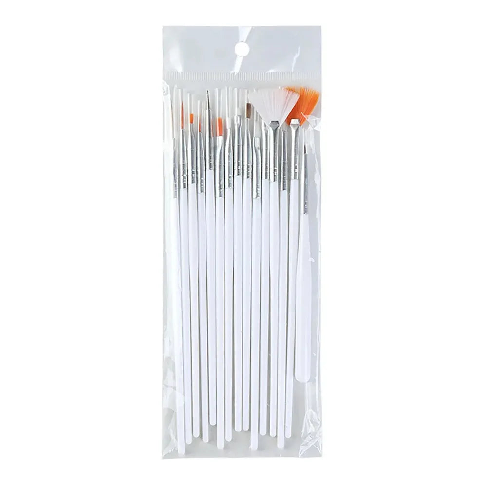 15pcs Fine Detail Paint Brush Set - Miniature Paint Brush for Detailing & Art Painting - Acrylic,Watercolor,Nail Art & Tools