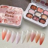 UR SUGAR 9 Colors Gradient Painting Gel Nail Art Gradient Color DIY Design Gel 4 In 1 Used For Gradient Nail Stamping Pattern