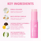 PDRN Pink Collagen Multi Volume Balm Stick Anti Aging Firming Anti Wrinkle For Eye Neck Forehead Smile Lines