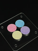 Single Chameleon Eyeshadow Matte Powder Metallic Highgloss Glitter Shimmer Longlasting Combined by Self Gift Disk