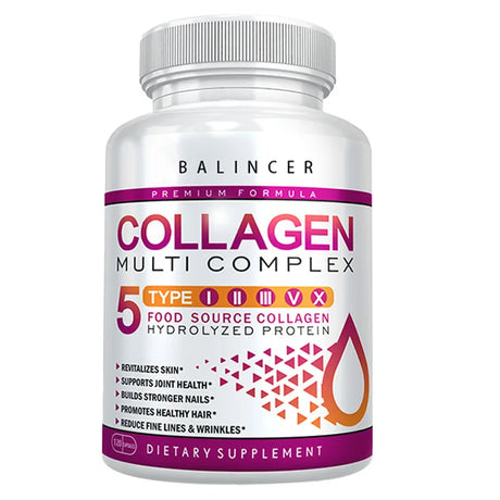 Multi Collagen Supplement - Skin Care Capsules, Firming Skin, Promoting Hair and Nail Growth, Anti-oxidant