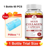 YIMIDUK Multi Collagen Peptides 1500mg Capsules, Supports Skin, Hair, Nails, Joint & Bone Health, Digestion & Daily Vitality