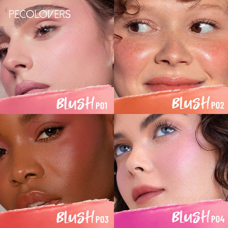 1PC Natural Soft, Long-lasting Jelly Blush - Gloss, Versatile, High Color Rendering, Suitable for Festival and Stage Makeup