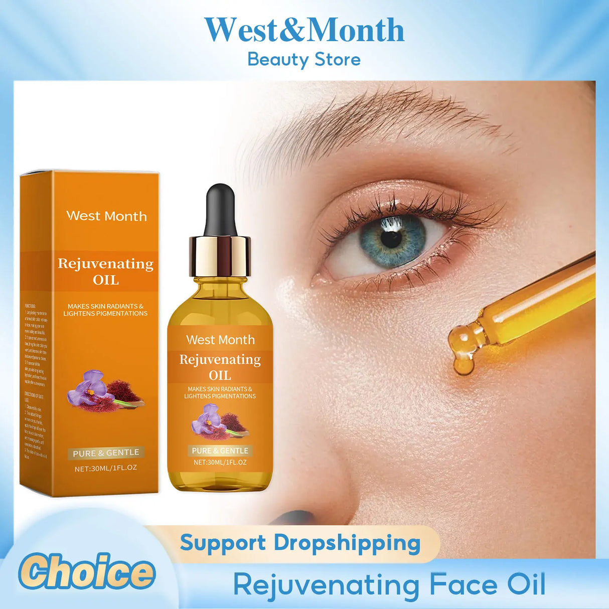 Saffron Serum Anti Wrinkle Lifting Firm Moisturize Smooth Soften Increasing Skin Elasticity Prevent Dryness Facial Essential Oil