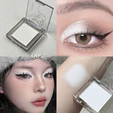 Dream Glittering Purple Eyeshadow Matte/Pearlescent Highlighter Makeup Monochrome Glossy Shiny Smoky Grey Eye Shadow Palette