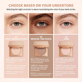 Eye Concealer Corrector Moisturizing Natural Foundation with Brush Cover Dark Circles Skin Neutralizing Under Eye Makeup