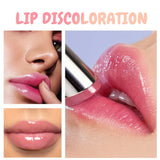 Moisture Lip Balm Hydrating Color Change Nourishing Repair Dark Lines Brightens Jelly Glossy Water Based Tint