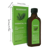 3-in-One Hair Care Essential Oil: Rosemary Essence Oil Nourishes and Moisturizes Hair, Repairs Damage and Improves Irritability