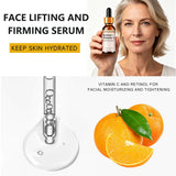 Daily Skincare Serum with Retinol Vitamin C, Anti Aging Face Brightening Hydrating Moisturizer, Firming Smoothing Fine Lines Por
