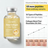 Korean Skincare Collagen Silk Peptide Intensive Lifting Ampoule Skin Elasticity Hydrating Barrier Repair Anti-Oxidant Face Serum