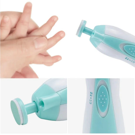 Multifunctional Electric Baby  Cutter Trimmer Manicure Tool Set Baby CareNail Trimmer Baby Nail File Clippers Toes Fingernail