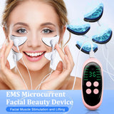 Ems Facial Massager Microcurrent Muscle Stimulator Facial Lifting Skin Tightening Anti-Wrinkle Muscle Stimulator Beauty Devic