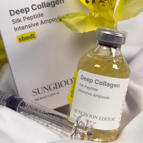 Collagen Silk Peptide Peptide Pink PDRN Glow Intensive Ampoule Intensely Hydrating, Lifting And Firming Increase Skin Elasticity