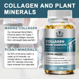 Bone Collagen Capsules 120 Count Supports Joint Cartilage Collagen Production Calcium Absorption And Immune System Health