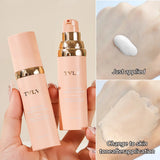 Long-lasting Matte Color-changing Foundation Liquid, Non-tarnishing, 4-in-1 Lightweight and Moisturizing Foundation Cream