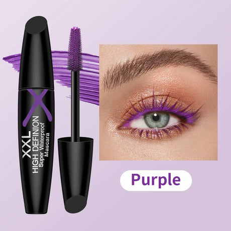 6-Color Mascara,Volumizing Lengthening,Waterproof Smudge-Proof,Long-Lasting Colorful Eyelash Makeup for Daily, Women's Cosmetics