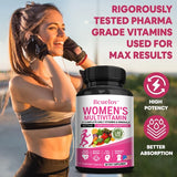 Women's Multivitamin Supplement Capsules - for Joints, Hair, Skin, Nails, Brain, Heart, Digestive and Immune Health
