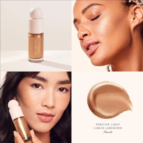 Rare Beauty Liquid Highlighter Shimmer Lasting Waterproof Natural Glow Face Body Blendable Highlight Cosmetic for Daily Party