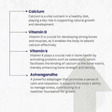Heightener - Natural Height Growth Supplement for Kids, Teens and Adults to Increase Bone Strength and Grow Taller, Height Pills