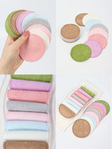 5/10/20 Pack Reusable Makeup Remover Pads Washable Face Cleansing Puff Cloth Clean Sponge Liquid Cream Tools Cosmetic Remover
