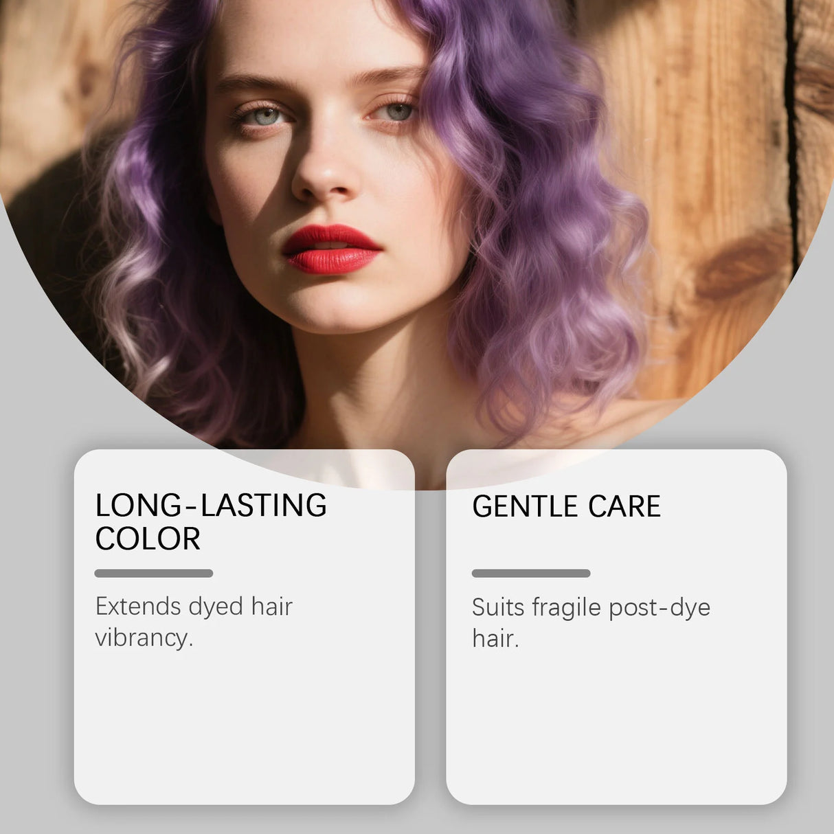 Hair Coloring Shampoo Color Enhance Hair Dye Protection Fade Yellow After Bleach Hair Non-Irritating Fixing Hair Dye Shampoo
