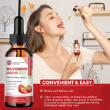 MINCH Magnesium Glycinate Liquid Drop,Sleep Support Vegan Non-GMO Support Bone & joints Health Promote Muscle & Nerve Health