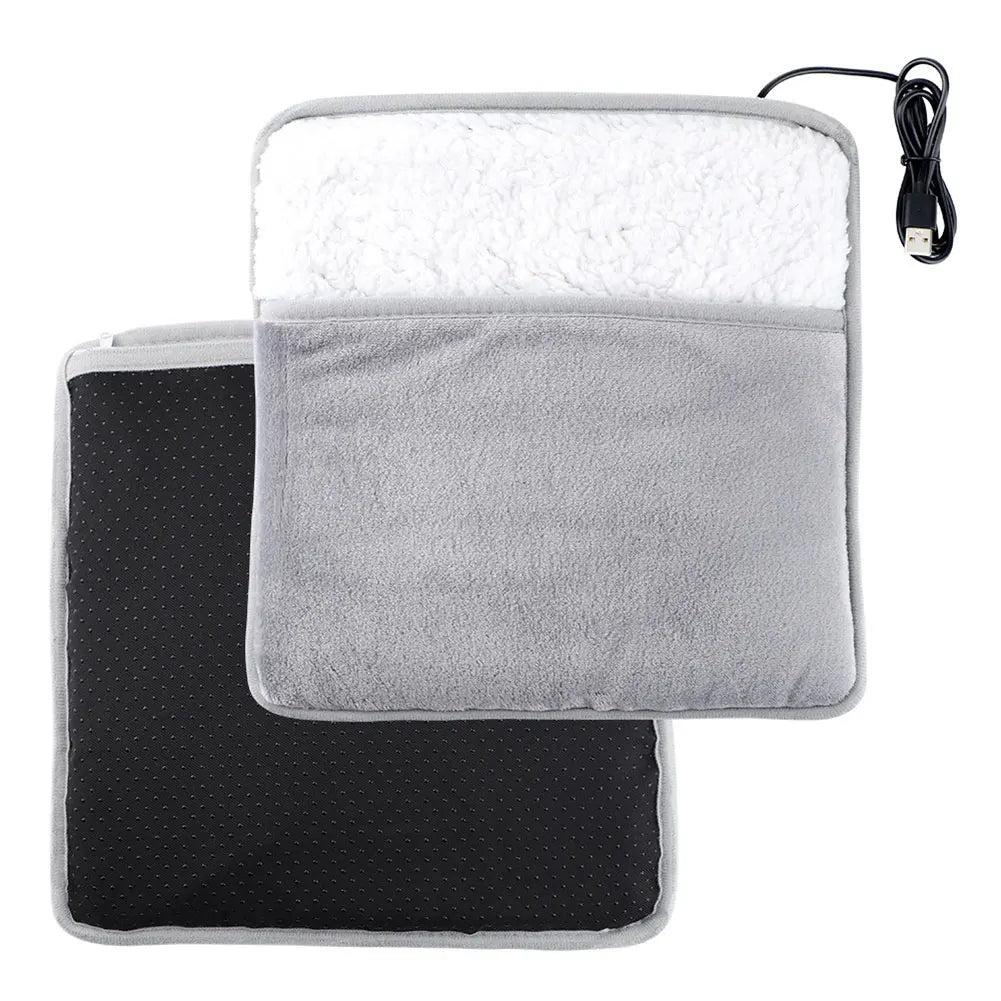 Winter Electric Foot Heating Pad USB Constant Temperature Household Feet Warmer Heater Heating Slippers for Home Office Bedroom